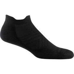 Darn Tough No Show Tab UL Coolmax Run Sock Men's in Black
